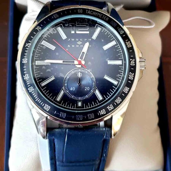 Joseph Abboud Watch AB-5216SV Stainless Steel Metal Japan Movement PC21J7 Men's - Picture 3 of 3